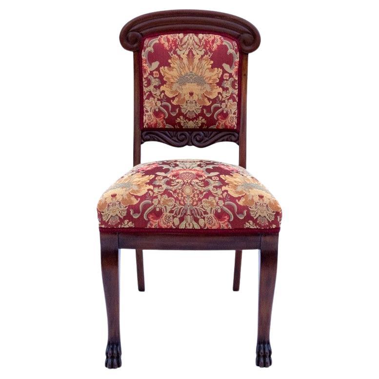 Antique chair, Northern Europe, circa 1890. After renovation. For Sale