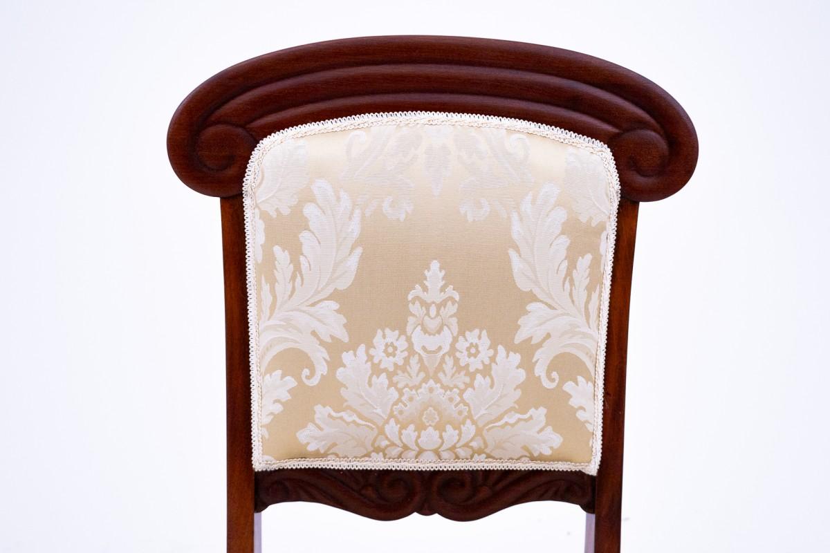 Empire Antique chair, Northern Europe, late 19th century. After renovation. For Sale