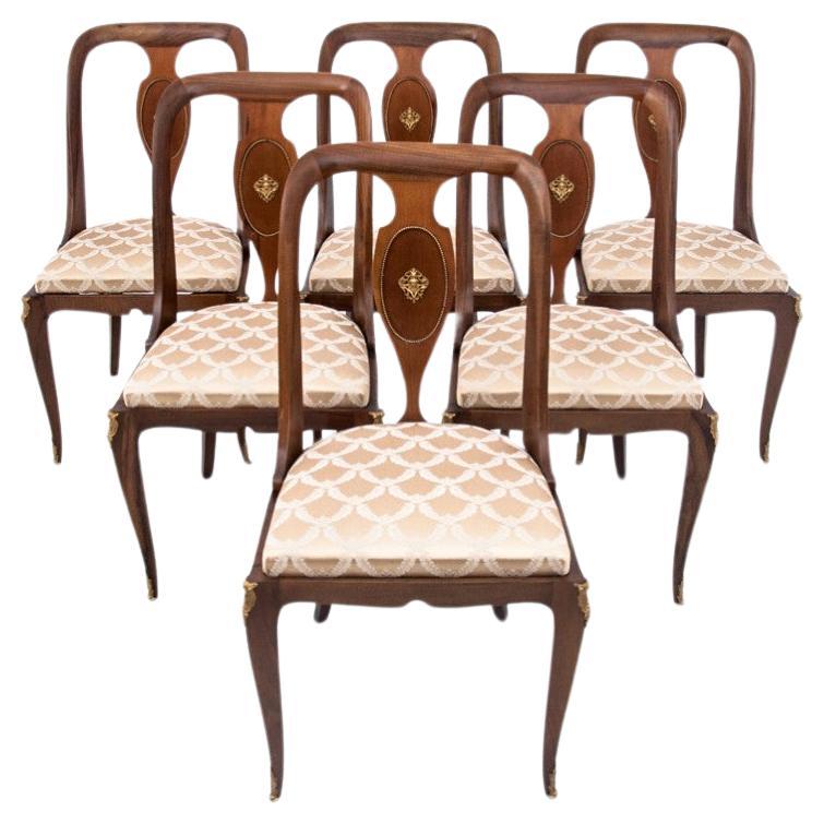 Antique chairs, Northern Europe, around 1870. After renovation.