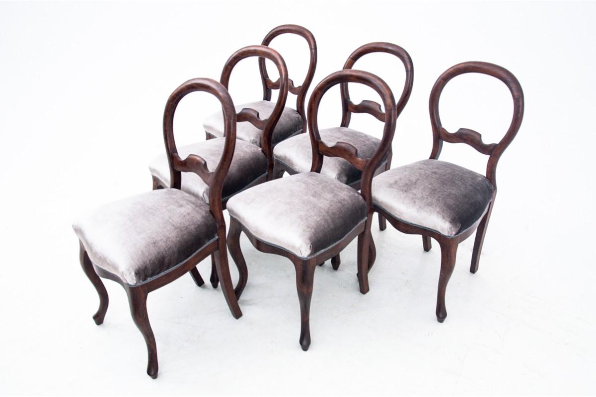 Antike Stühle, Nordeuropa, um 1880. (Biedermeier) im Angebot