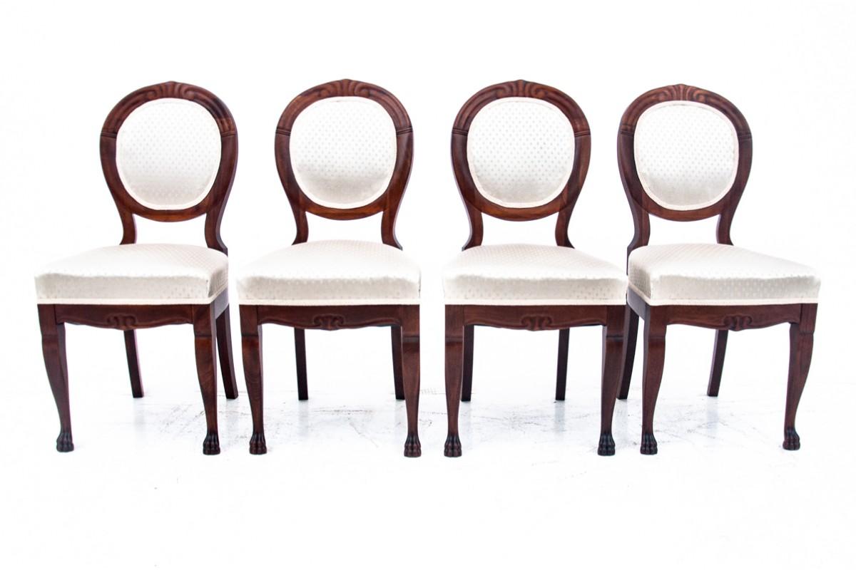 Biedermeier Antique chairs, Northern Europe, circa 1910.