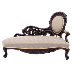 Antique chaise longue from around 1880, Northern Europe.