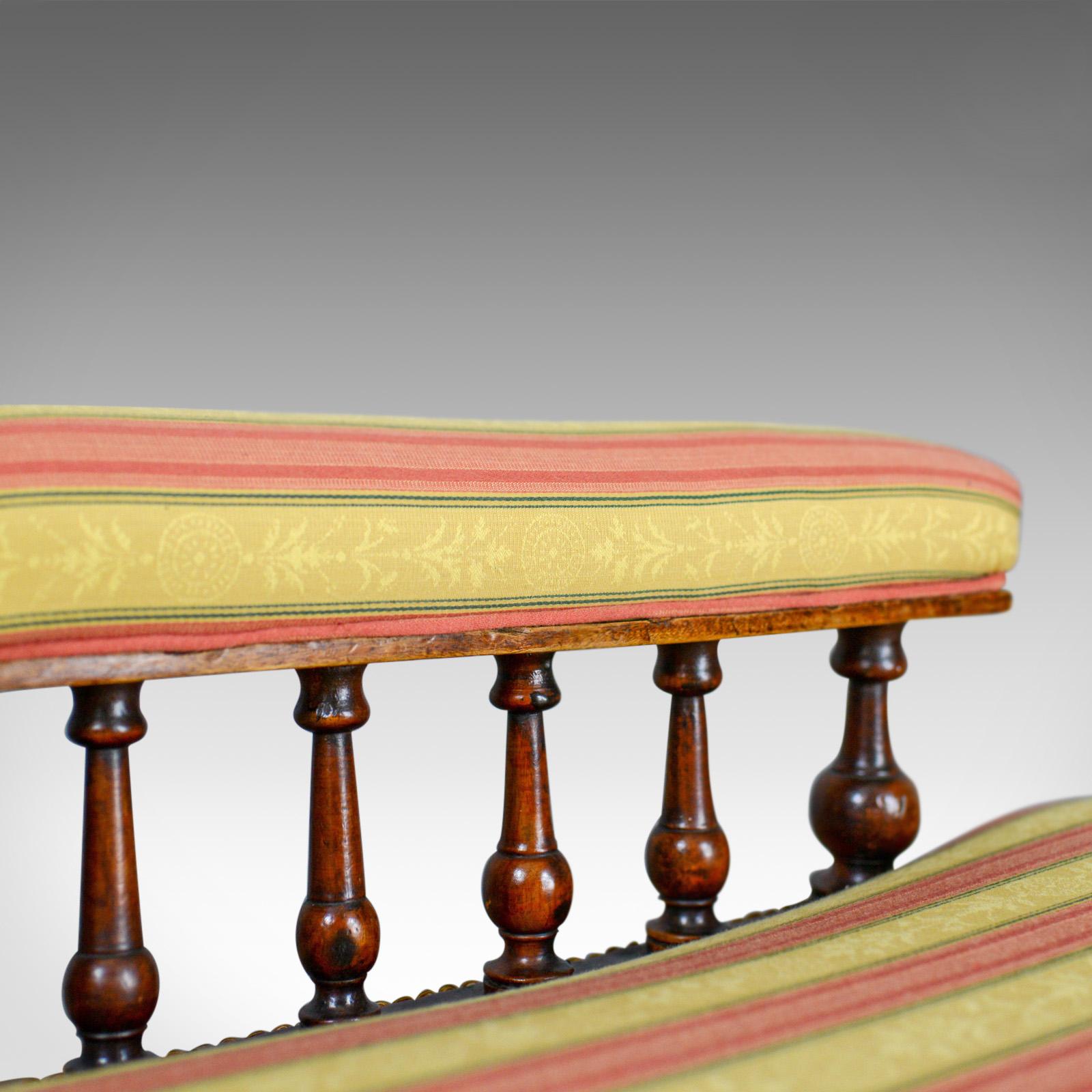 Antique Chaise Lounge, English, Victorian, Scroll-End Day Bed, Mahogany In Good Condition In Hele, Devon, GB