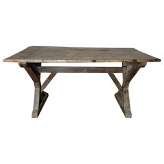 Antique Chalet Table from the Mountain Regions of France, circa 1890