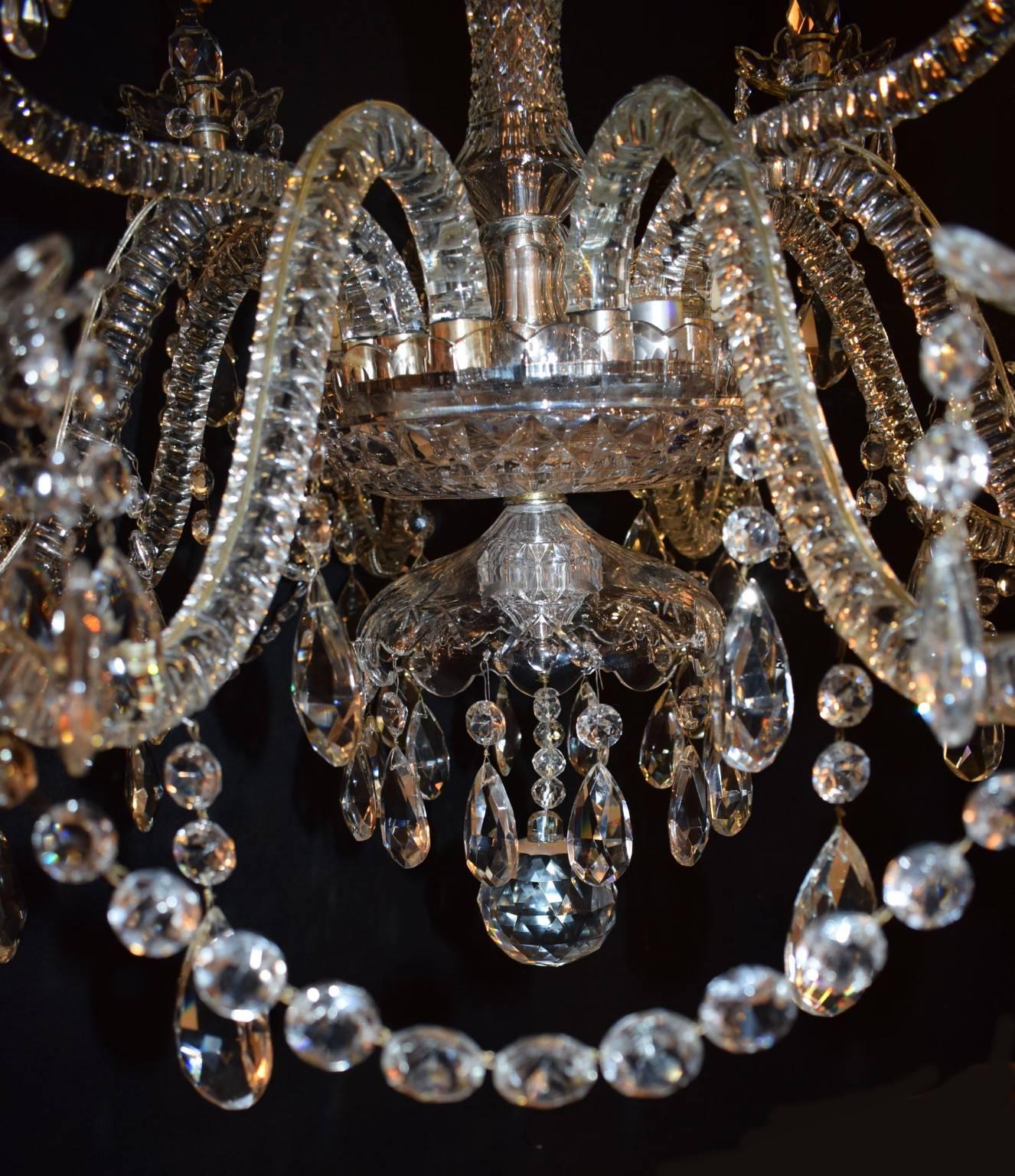 Crystal Antique Chandelier, George III