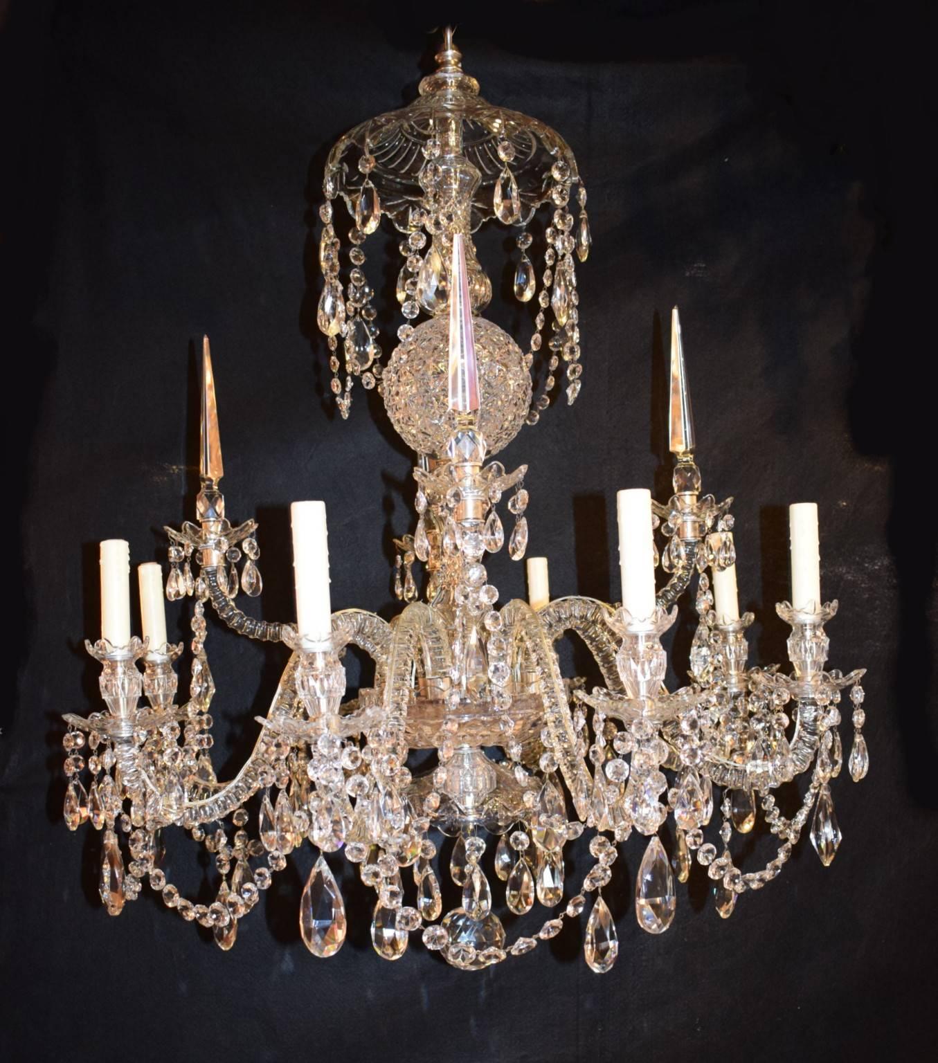 Antique Chandelier, George III 2