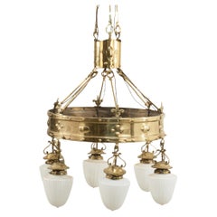 Antique Chandelier Arts and Crafts