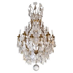 Antique Chandelier. Crystal Chandelier