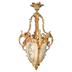 Antique Chandelier. French Lantern