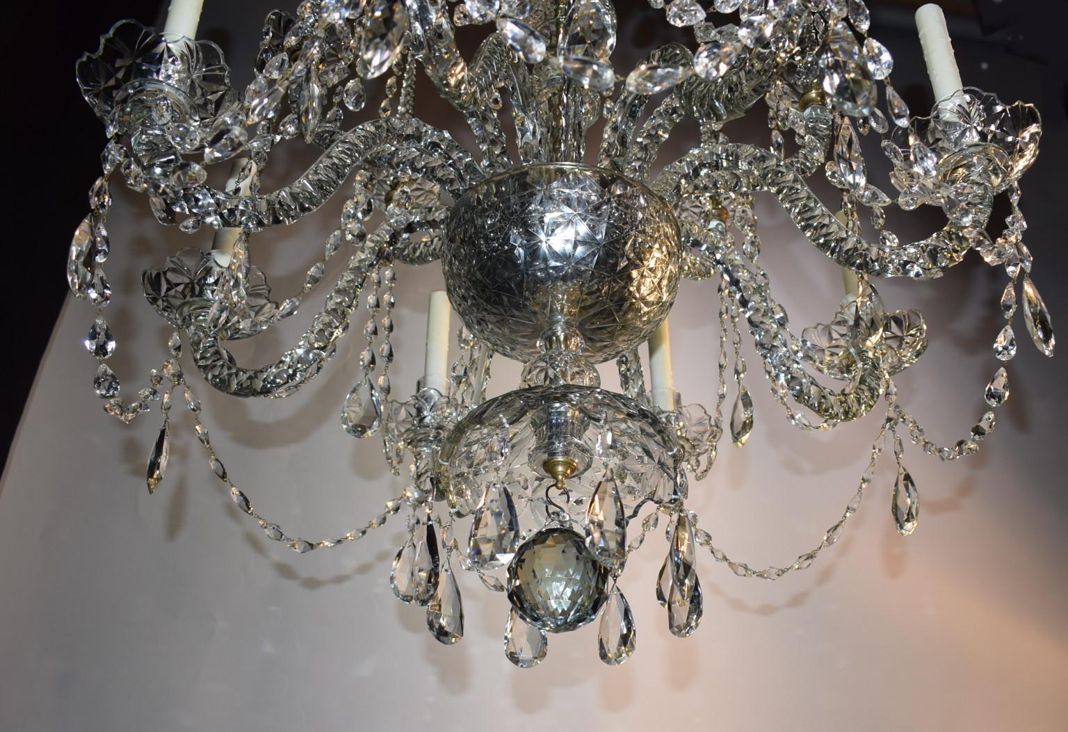 18th Century and Earlier Antique Chandelier, George III For Sale