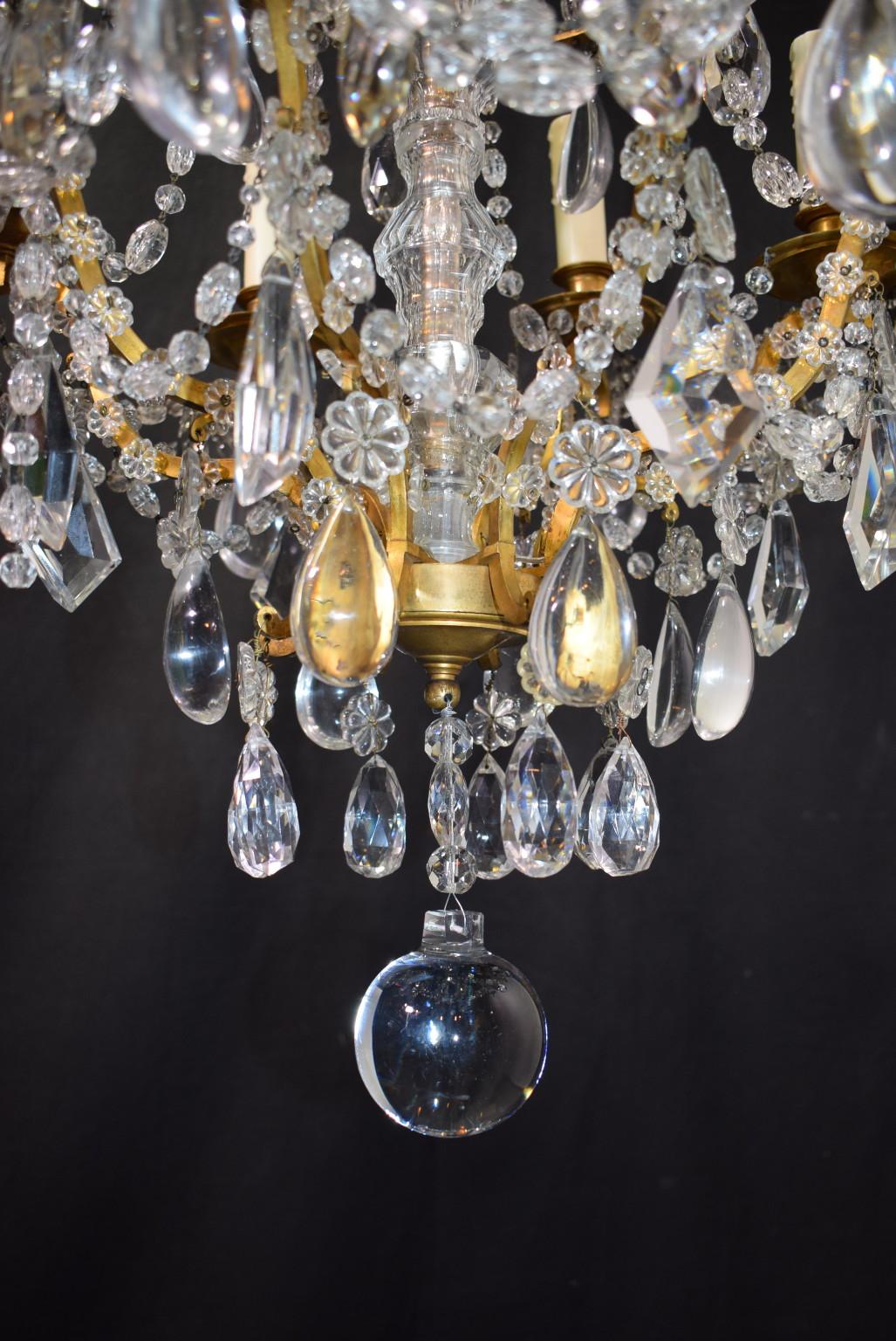 French Antique Chandelier, Louis Philippe Style For Sale