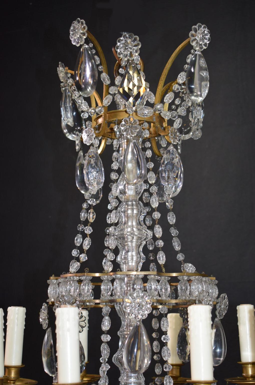 Antique Chandelier, Louis Philippe Style In Good Condition For Sale In Atlanta, GA