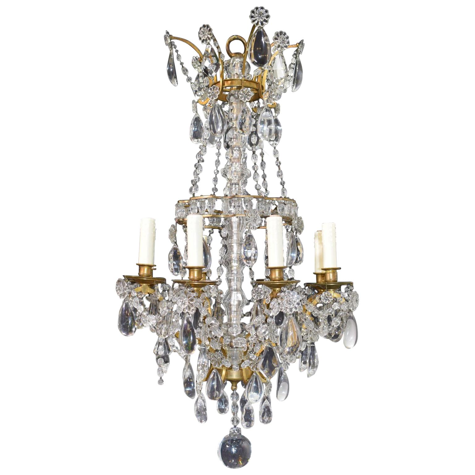 Antique Chandelier, Louis Philippe Style For Sale
