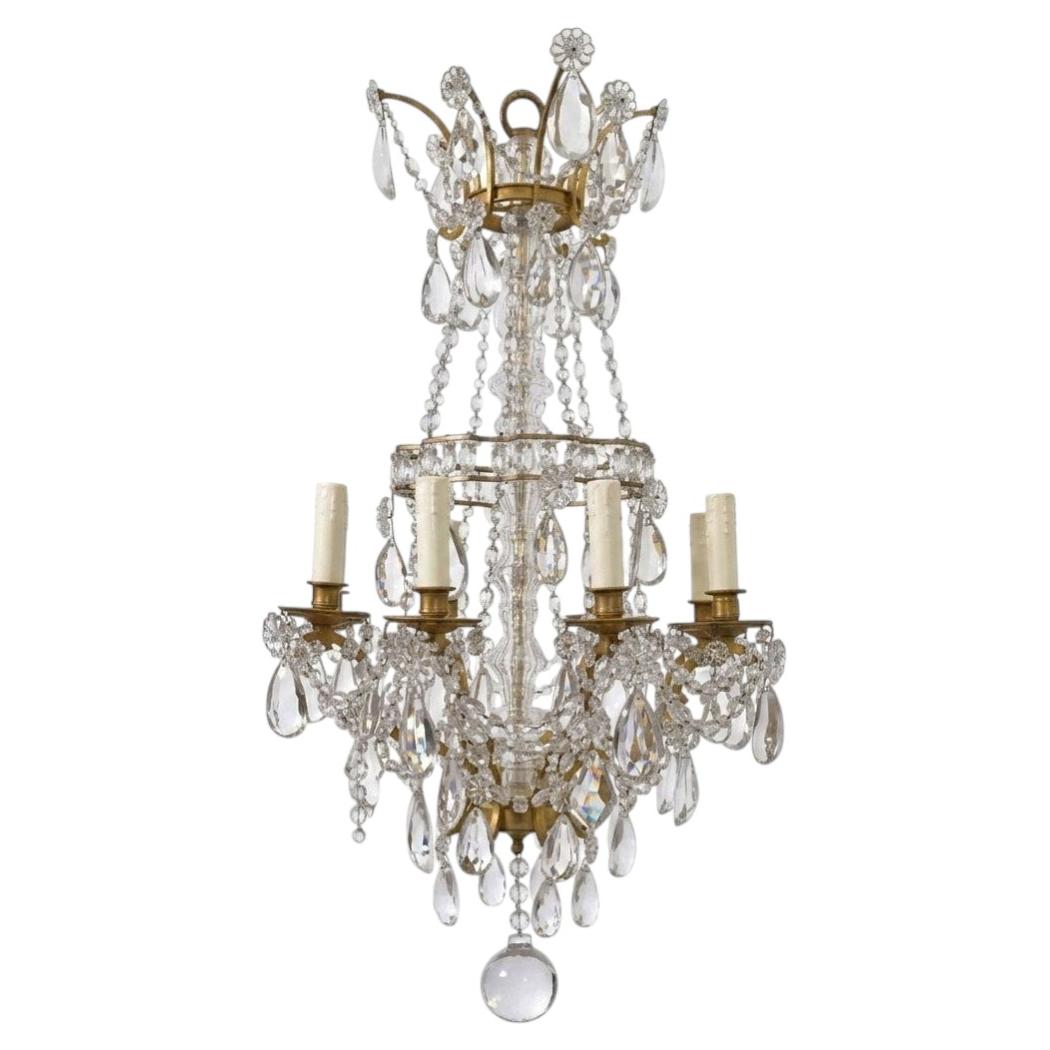 Antique Chandelier, Louis Philippe Style For Sale