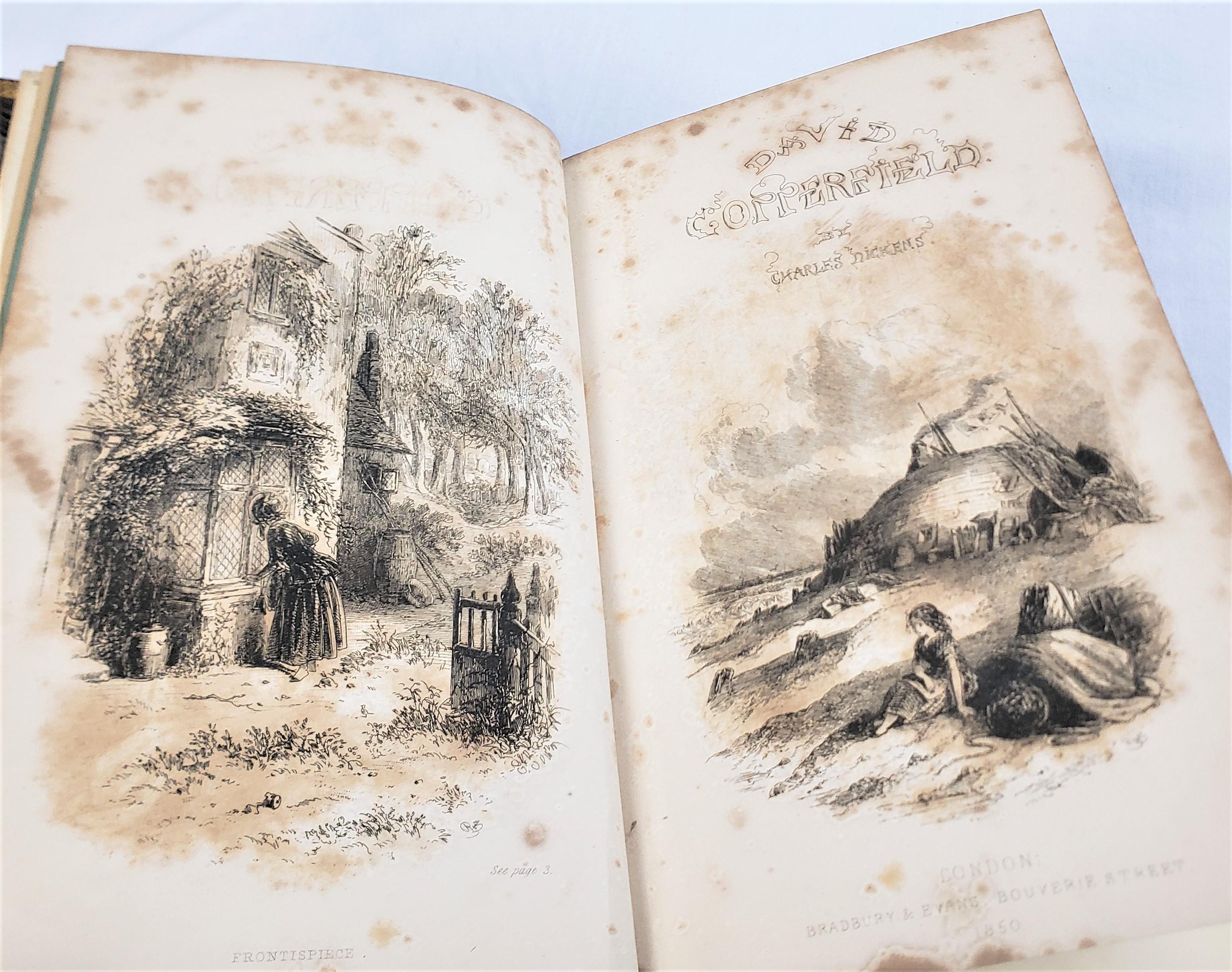 Antique Charles Dickens First Edition David Copperfield 1850 Chapman & Hall Book 1