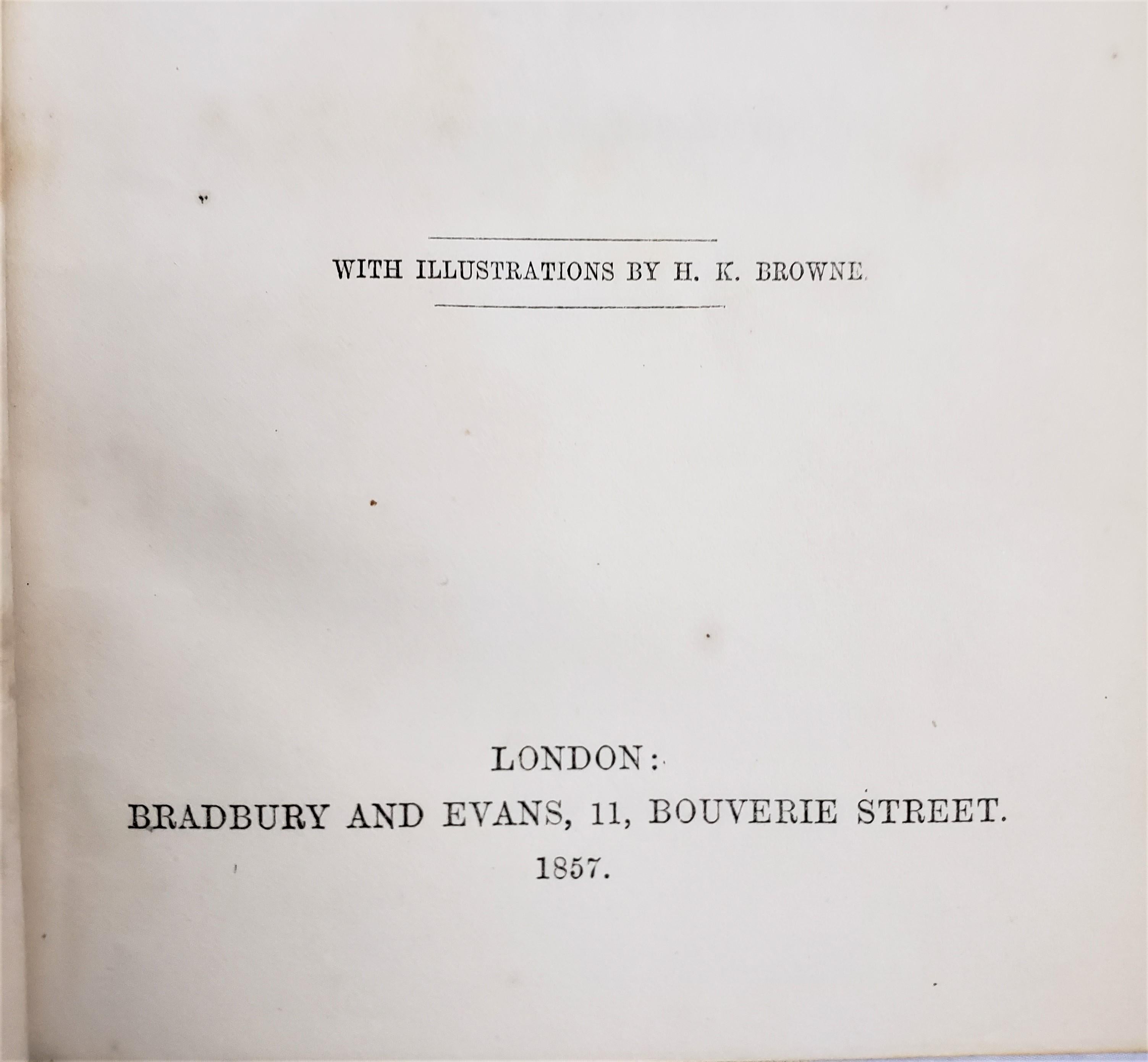Livre ancien de Charles Dickens Little Dorrit 1857, première édition Chapman & Hall en vente 5