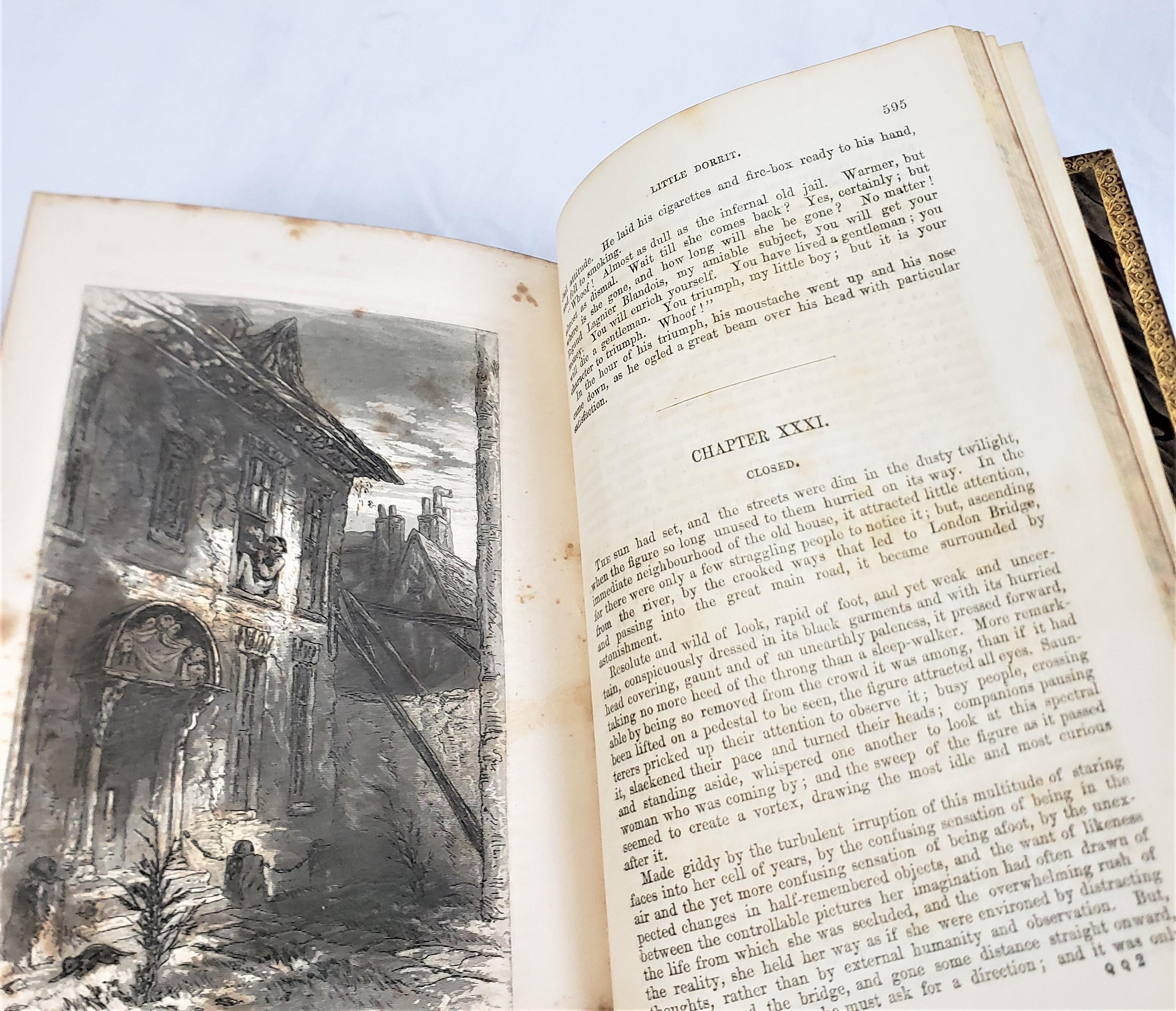 Livre ancien de Charles Dickens Little Dorrit 1857, première édition Chapman & Hall en vente 10