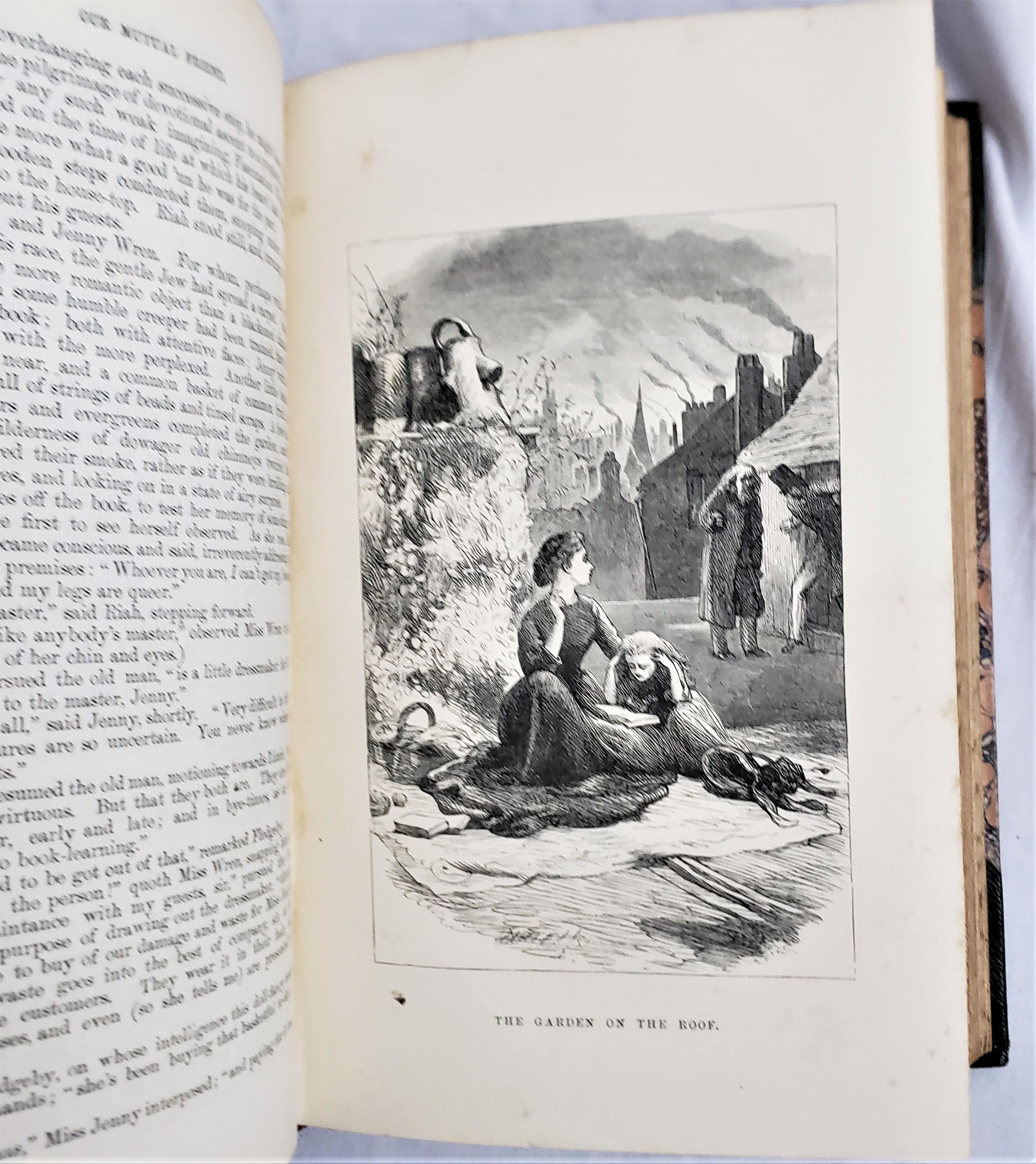 Antique Charles Dickens First Edition Our Mutual Friend 1865 Chapman & Hall Book For Sale 4