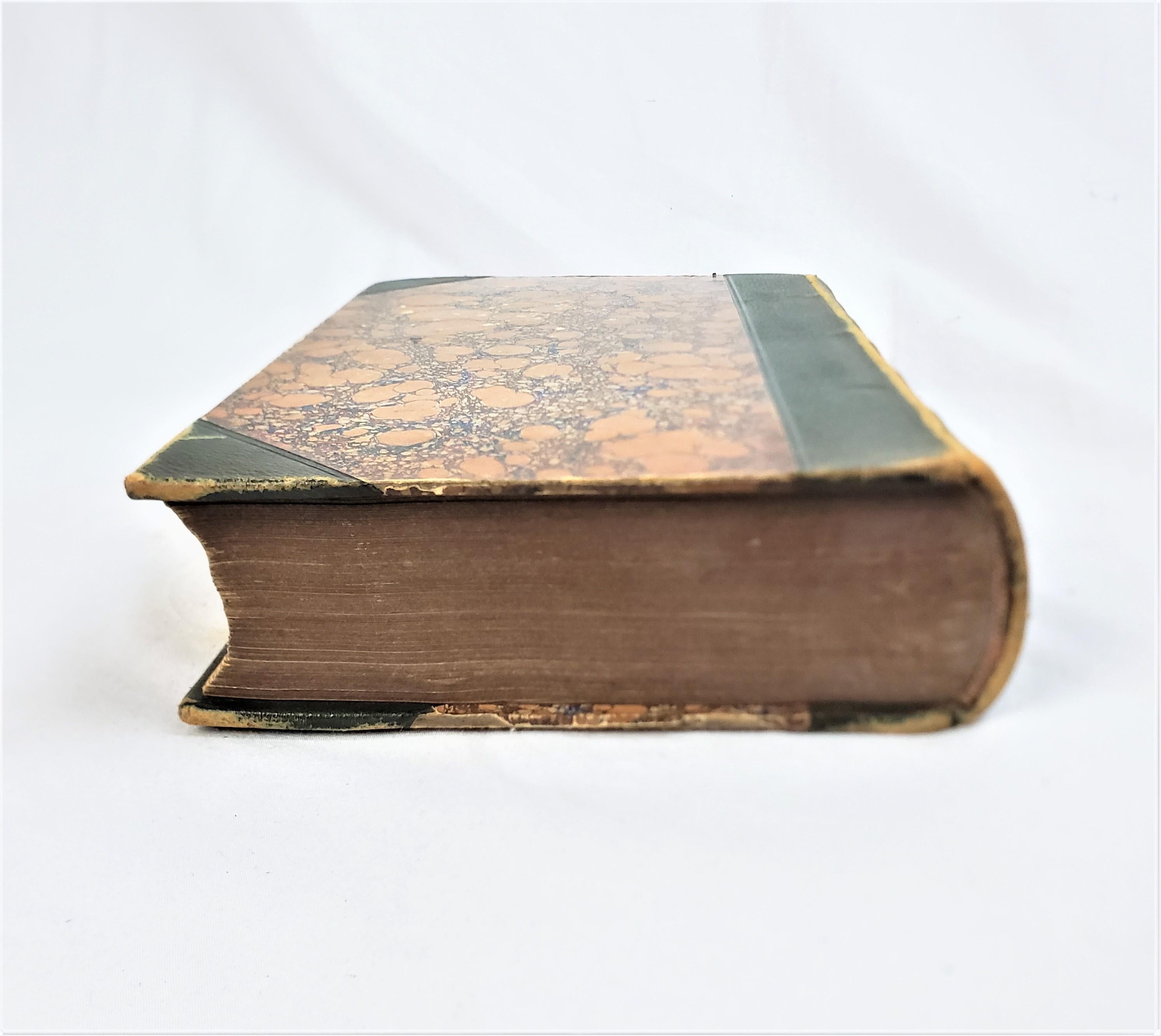 English Antique Charles Dickens First Edition Our Mutual Friend 1865 Chapman & Hall Book For Sale
