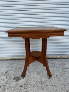 Antique Charles Eastlake Walnut Parlor/Side Table