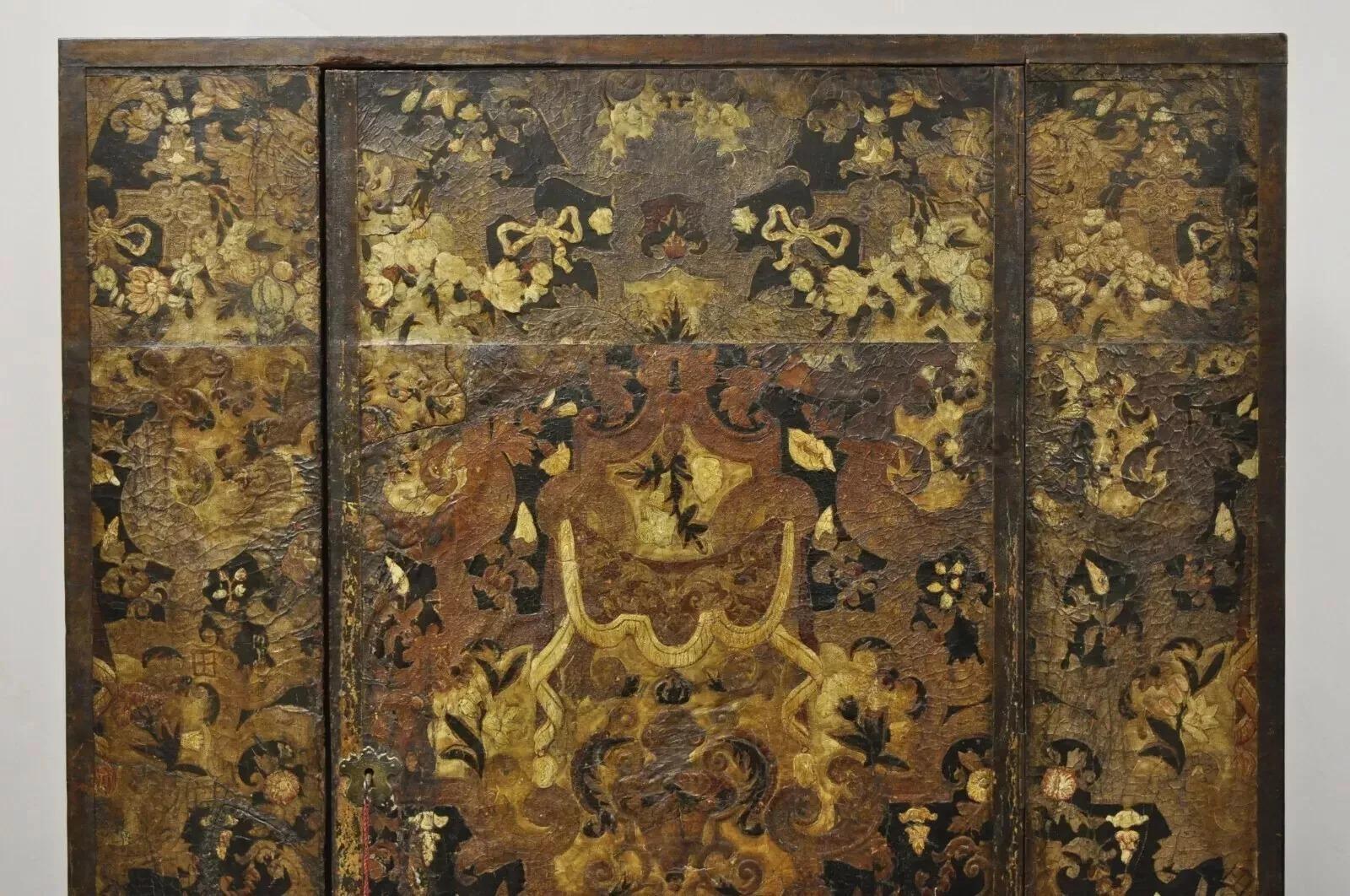 Sconosciuto Antico Charles II Georgiano, mobile in lacca scolpita con scaglie di giapano, su base in vendita