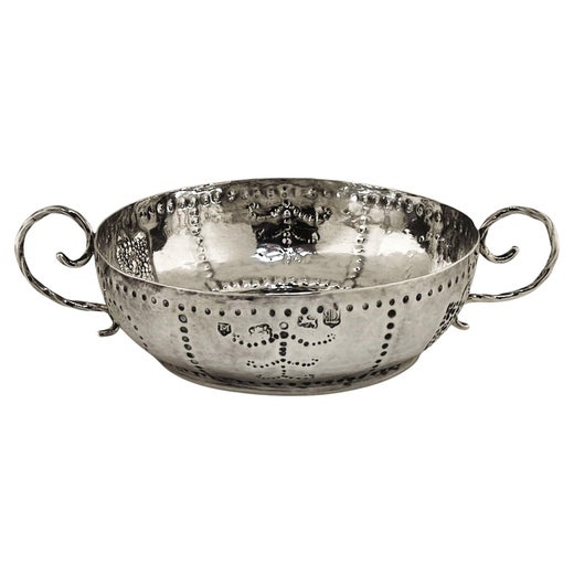 Antique Charles II Silver Wine Taster / Tastevin London 1673 17th century