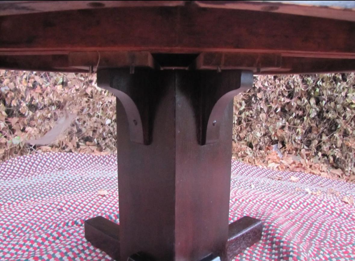 Américain Table de salle à manger ancienne Charles Limbert du début des années 1900 - époque Stickley en vente