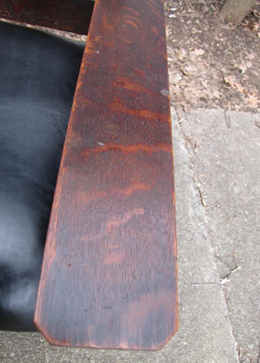 20th Century Antique Charles Limbert Drop Arm Settle - Stickley Era - W2724  SALE   SALE For Sale