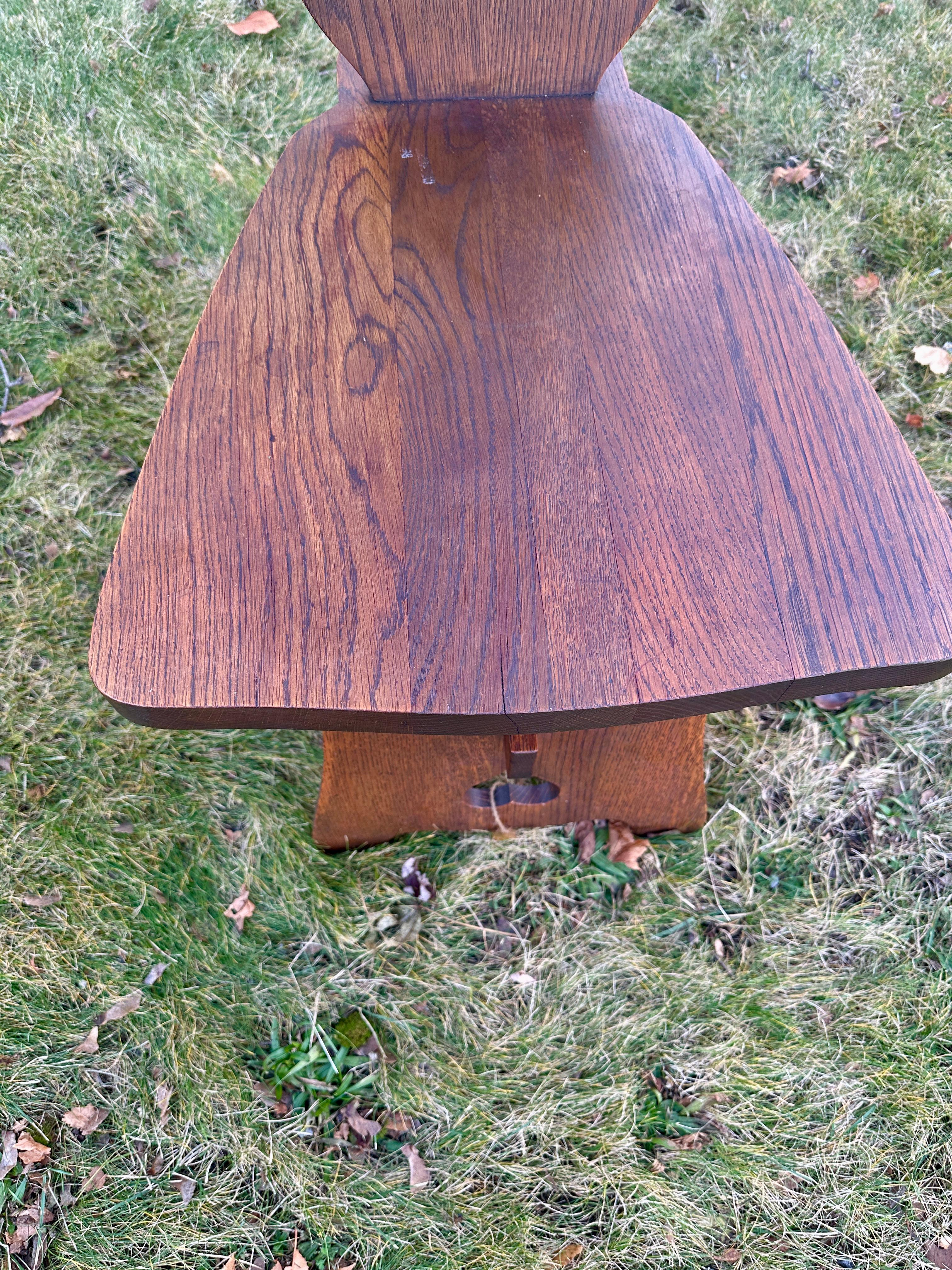ANTIQUE CHARLES LIMBERT  Hall Chair / Bicycle Chair - Stickley Era - W7660 2