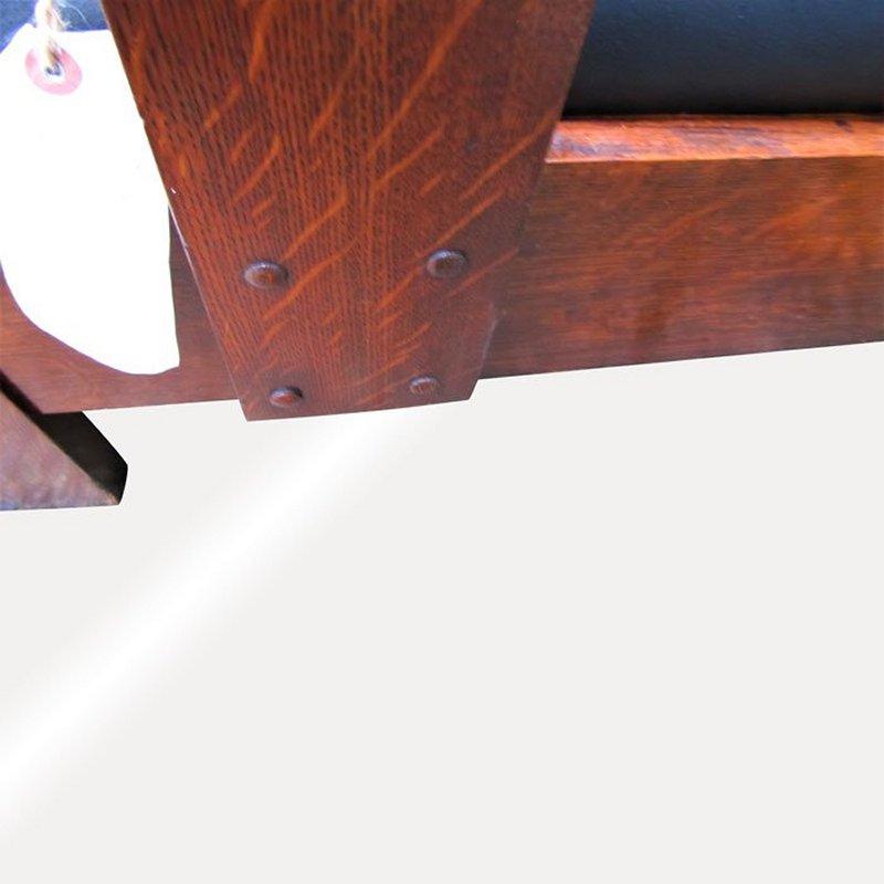 Sillón con Reposabrazos Antiguo Charles LIMBERT en forma de CUBO - W5123 en venta 1