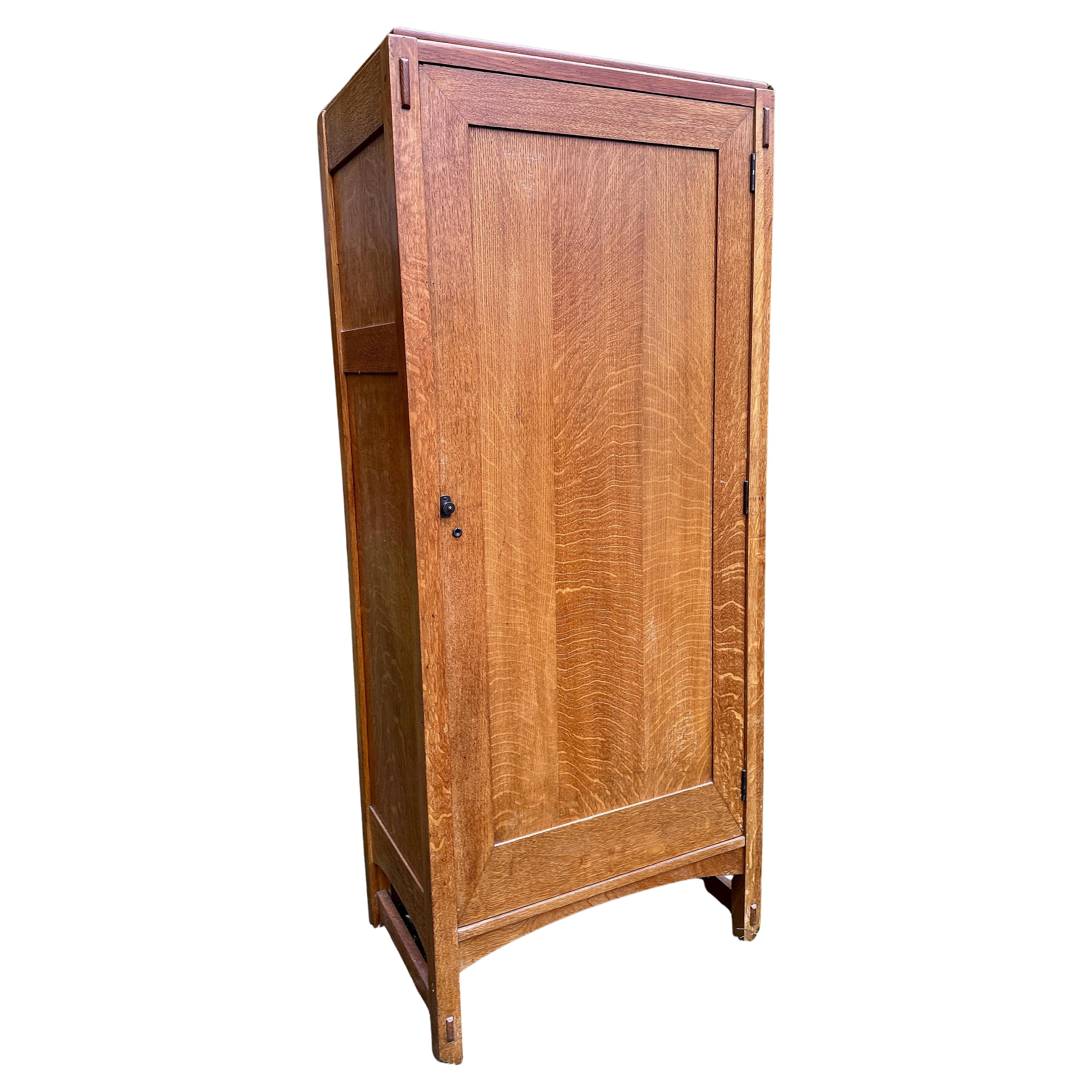 Antique Charles Limbert Wardrobe - W8072 For Sale