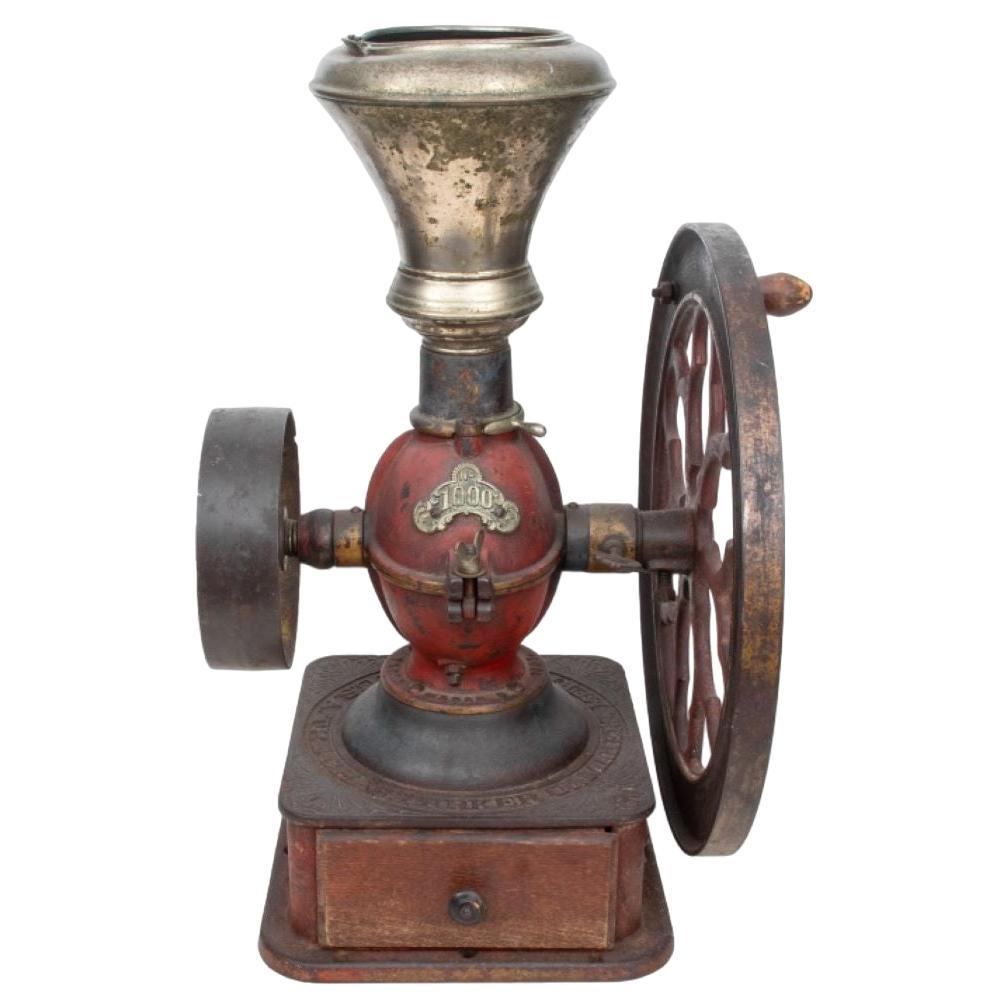 Antique Charles Parker Co. No. 1000 Coffee Mill For Sale