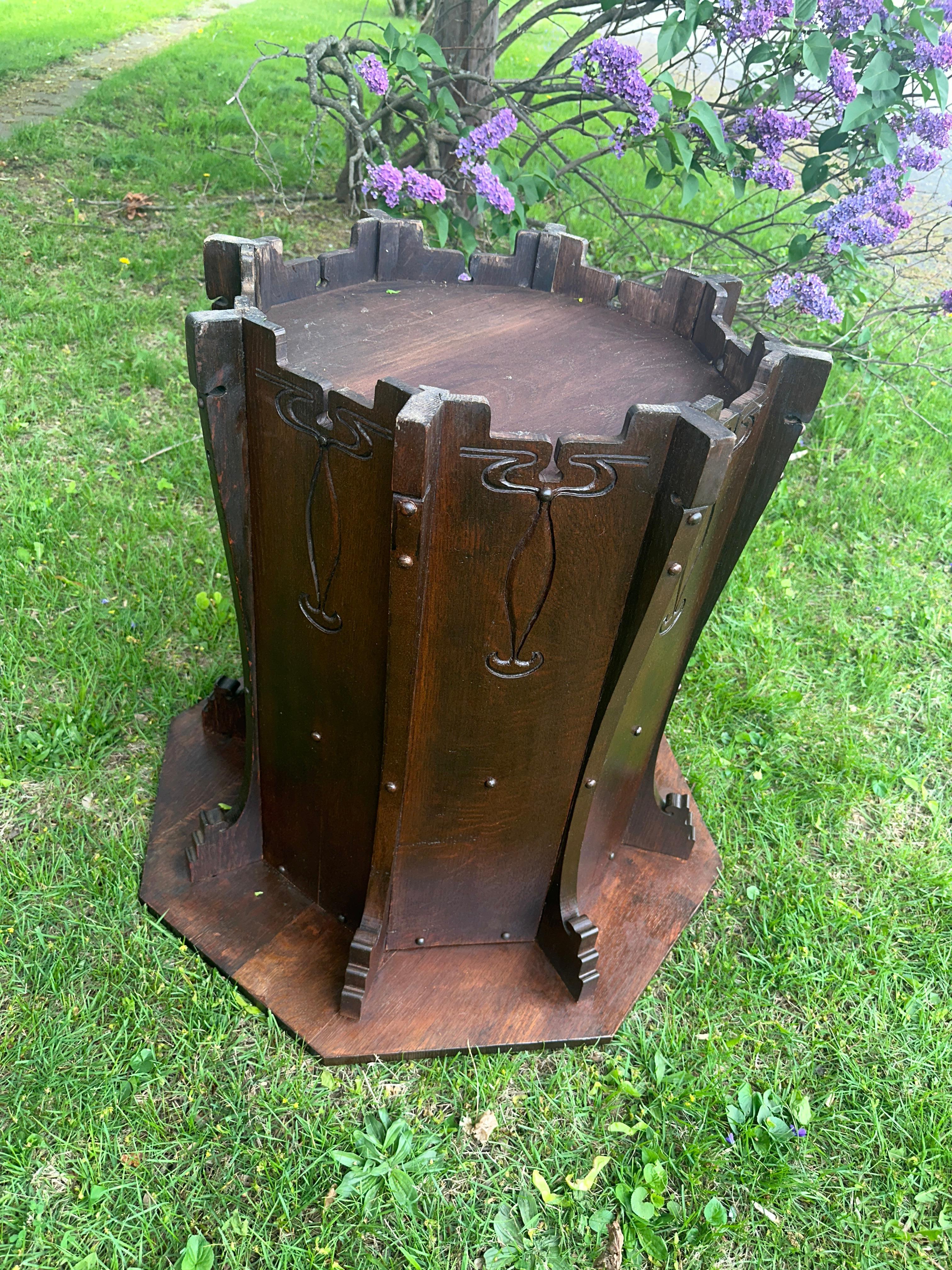 Antique Charles ROHLFS Center Table -  Stickley era  W7684      MUST  SELL For Sale 11