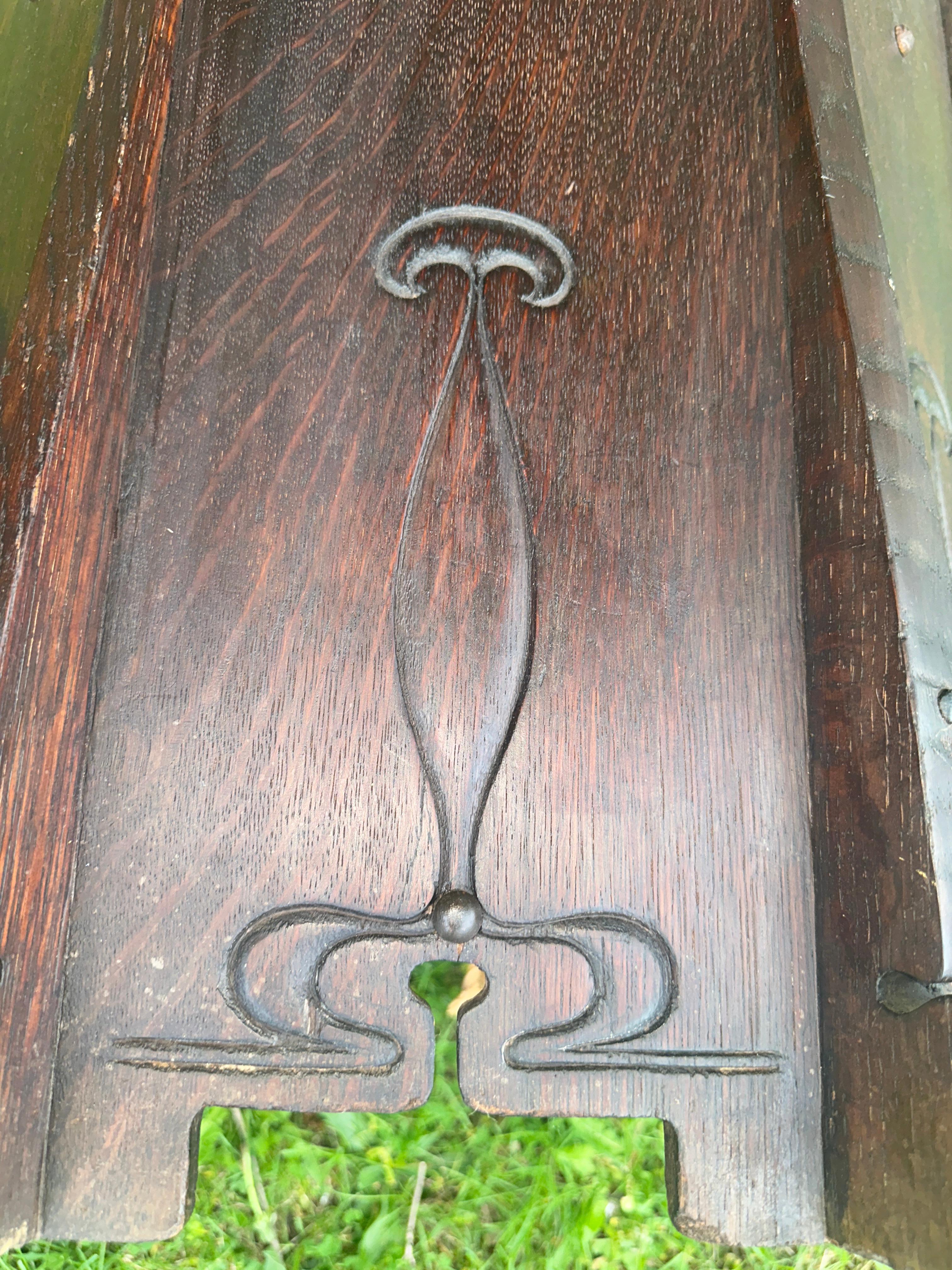 Antique Charles ROHLFS Center Table -  Stickley era  W7684      MUST  SELL For Sale 12