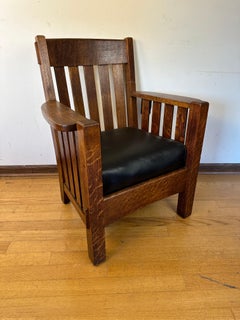 Antiguo Sillón Charles Stickley - W2086