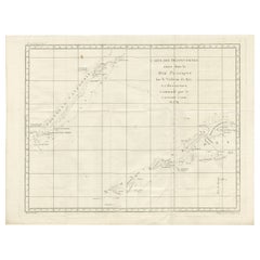 Tableau ancien du voyage du capitaine Cook par Benard, 1780