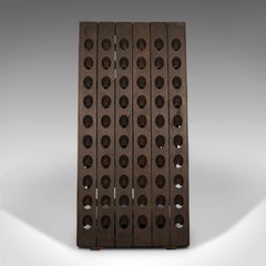 Antique Chateau Wine Riddler, French, Oak, 120 Bottle, Champagne Rack, Victorian