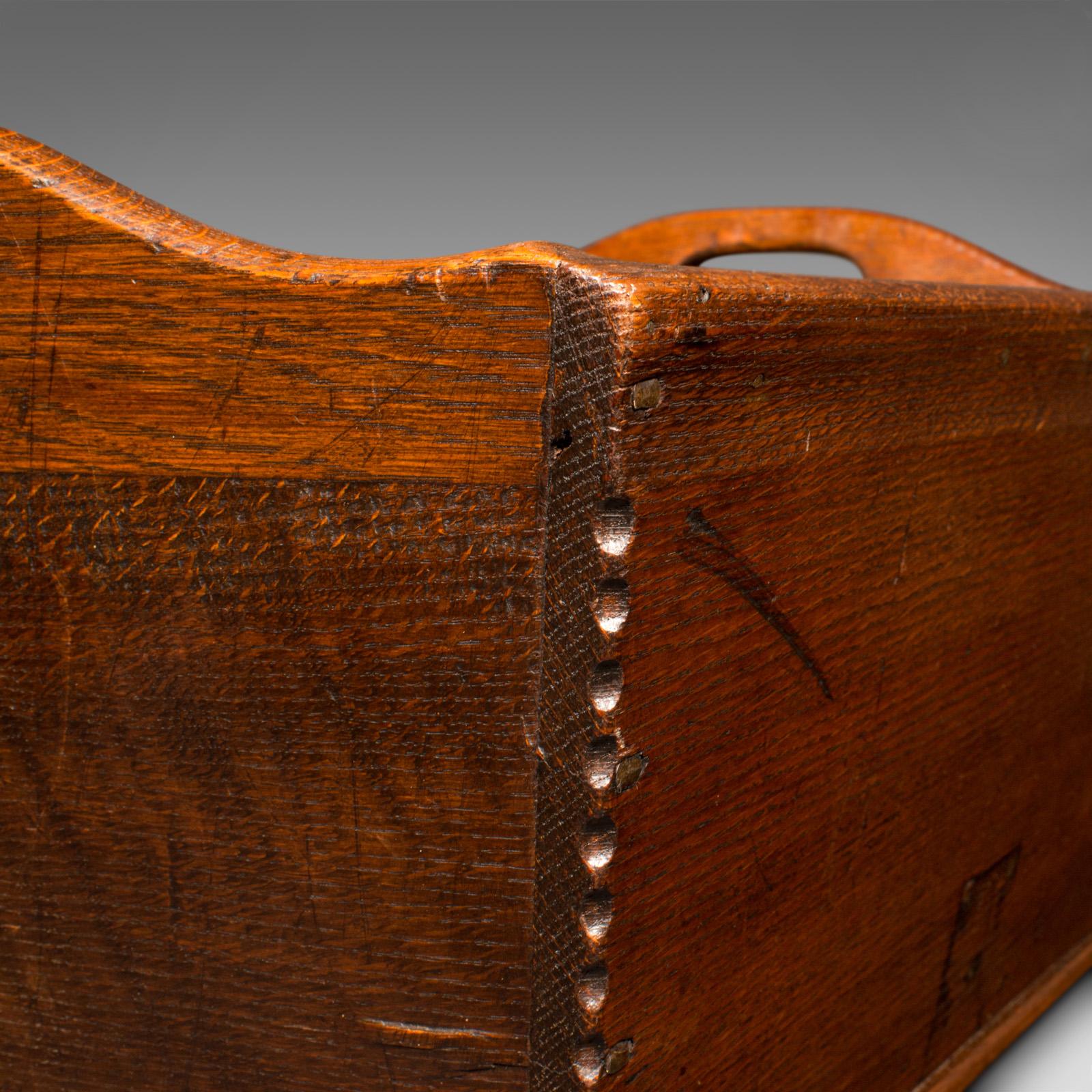 Antique Cheese Carrying Box, English, Oak, Garden Produce Tray, Georgian, c.1800 For Sale 3