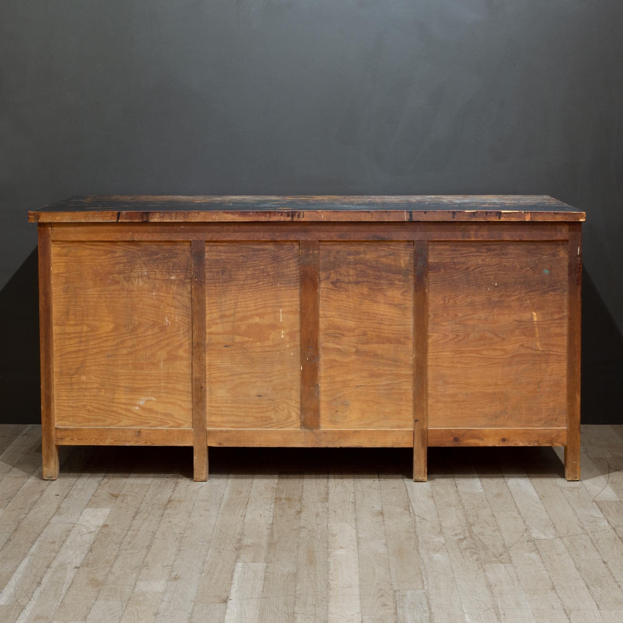 Antique Chemistry Class Industrial Cabinet c.1920-1940 For Sale 7