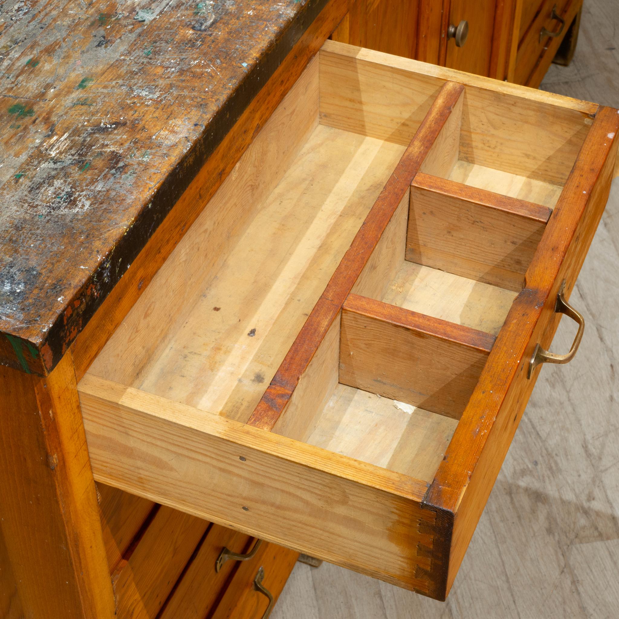 Antique Chemistry Class Industrial Cabinet c.1920-1940 For Sale 1