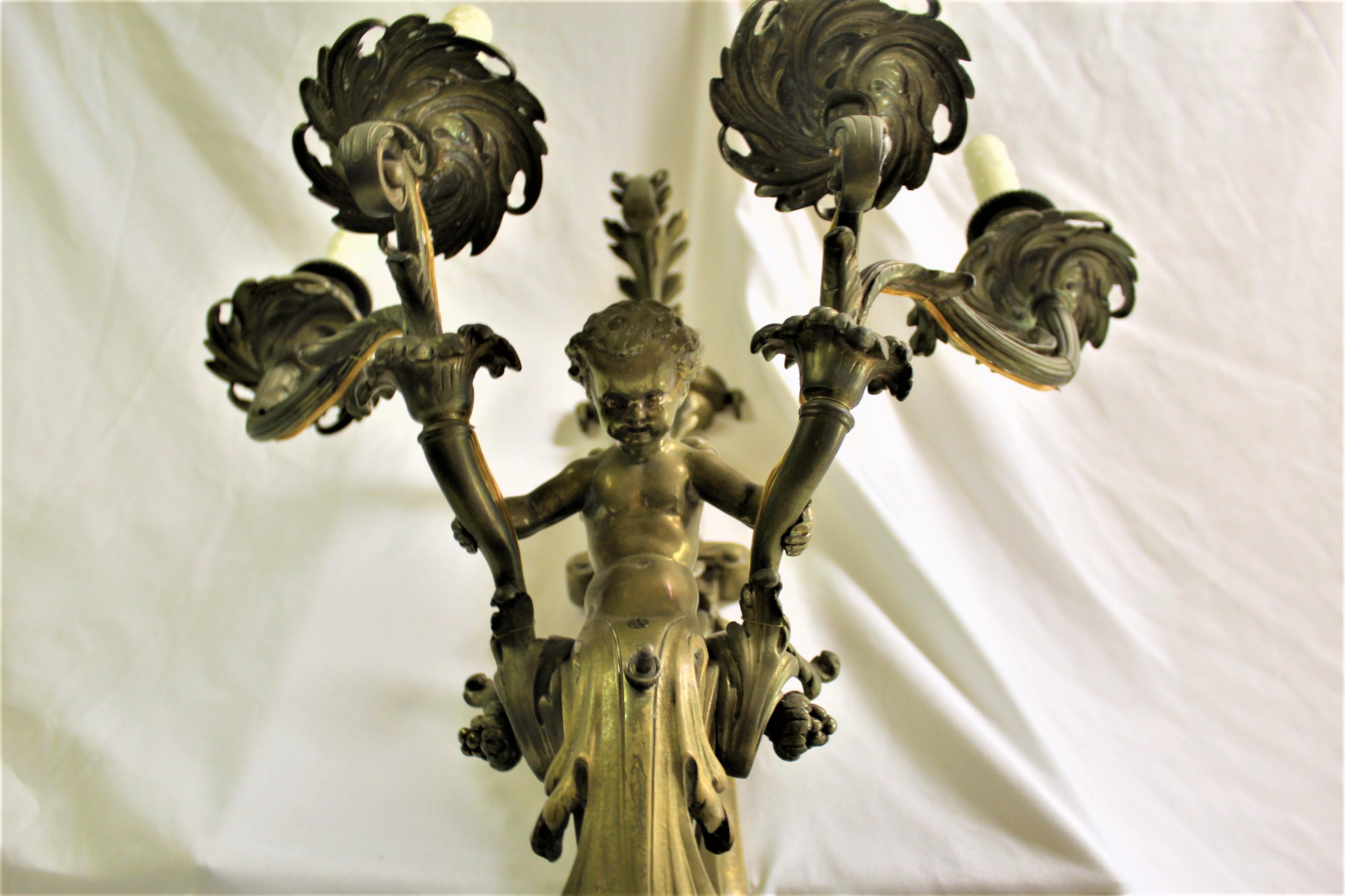 Antique Cherb Sconce Large Louie XV In Good Condition In Los Angeles, CA