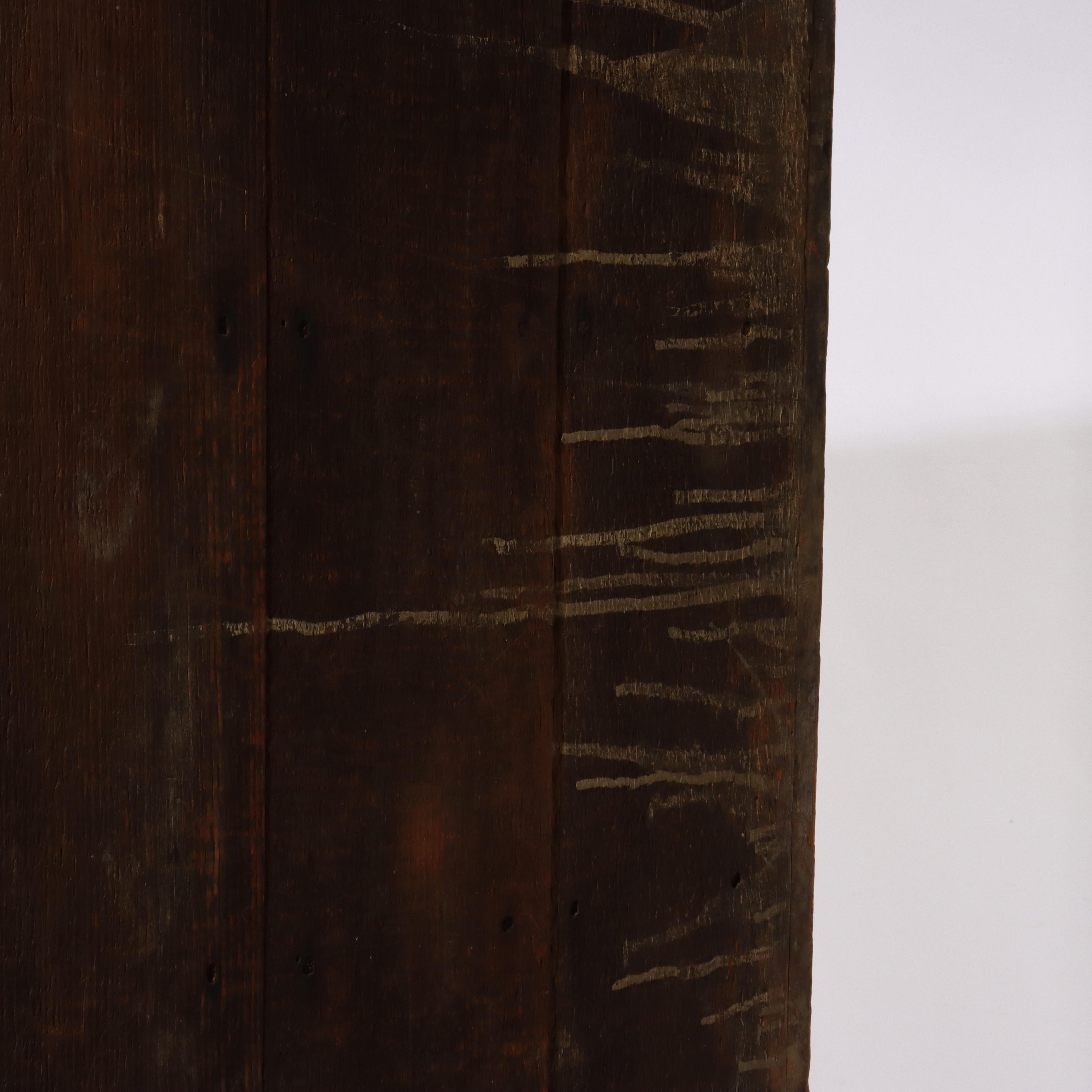 Ancienne armoire d'angle en cerisier à deux portes C1840 en vente 10