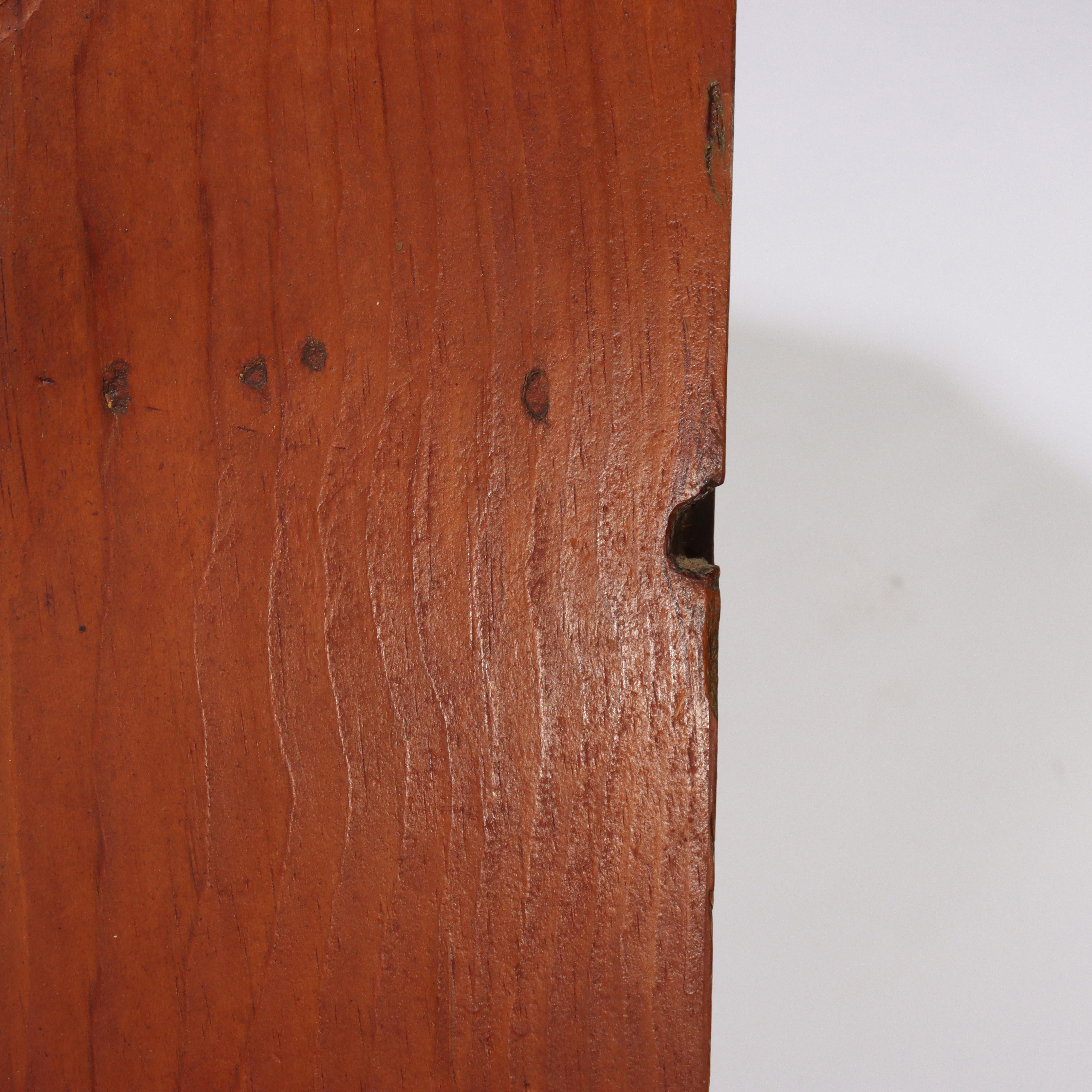 Ancienne armoire d'angle en cerisier à deux portes C1840 Bon état - En vente à Big Flats, NY