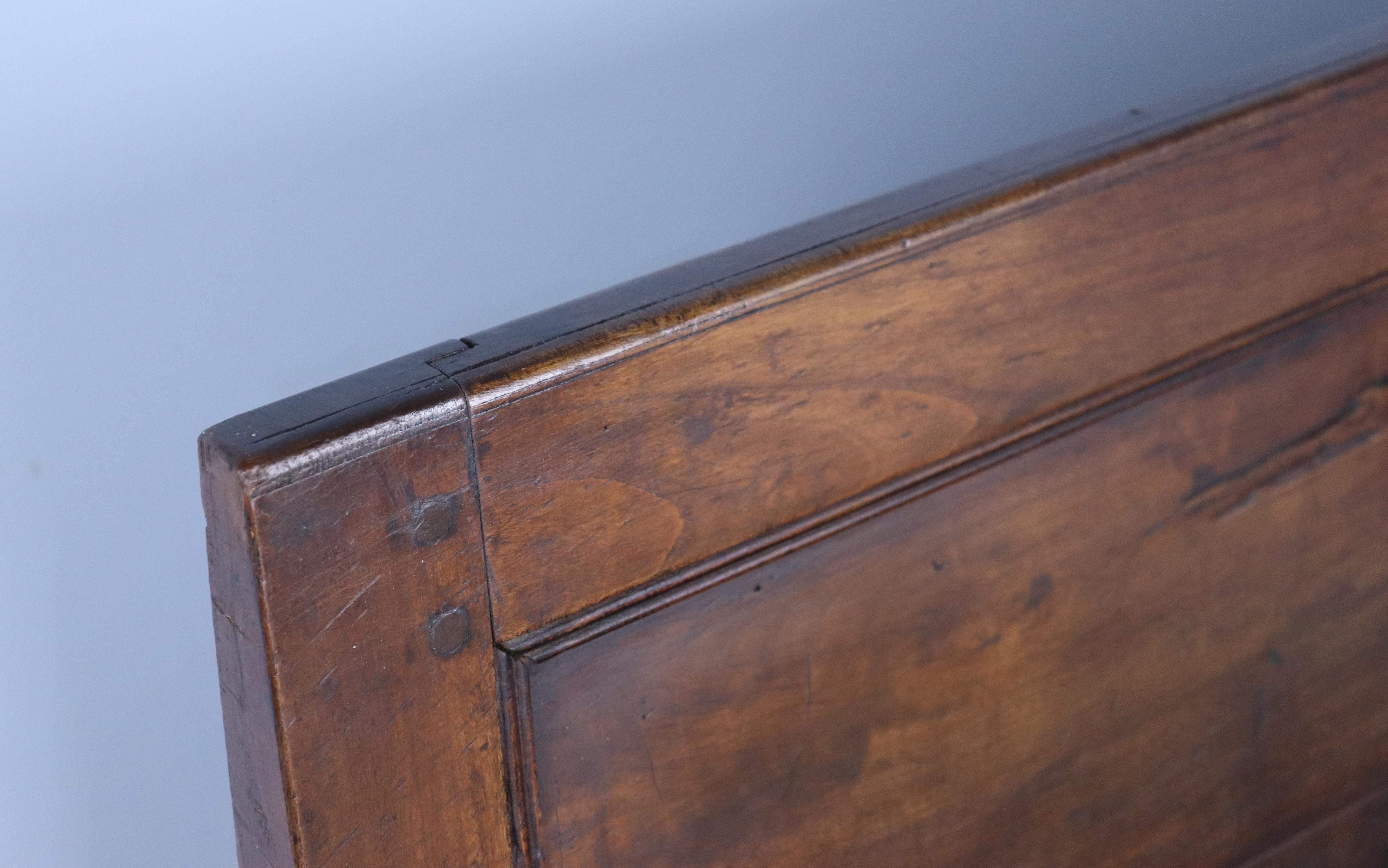 19th Century Antique Cherry Country Fireside Seat For Sale