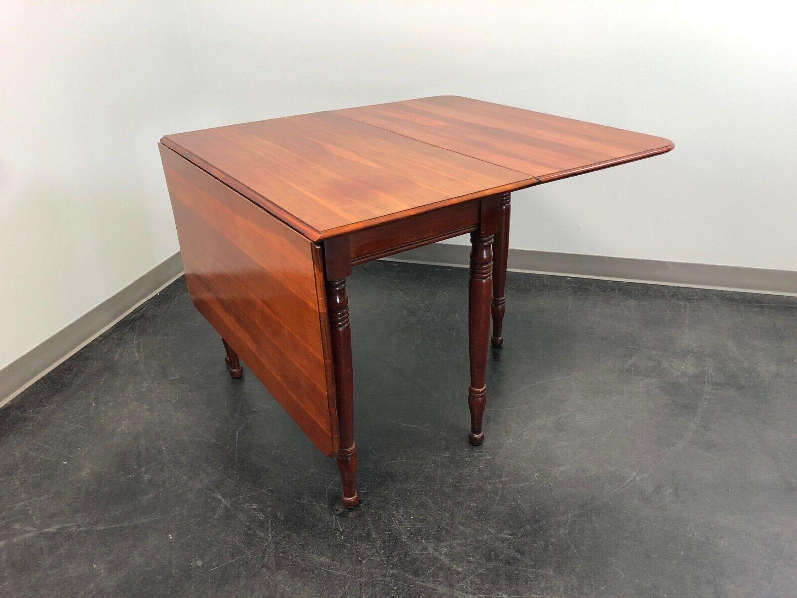 antique cherry drop leaf dining table