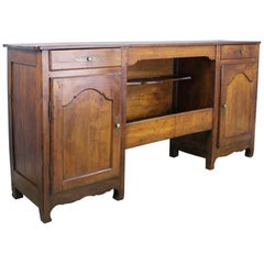 Antique Cherry Enfilade, Open Centre, Secret Catches