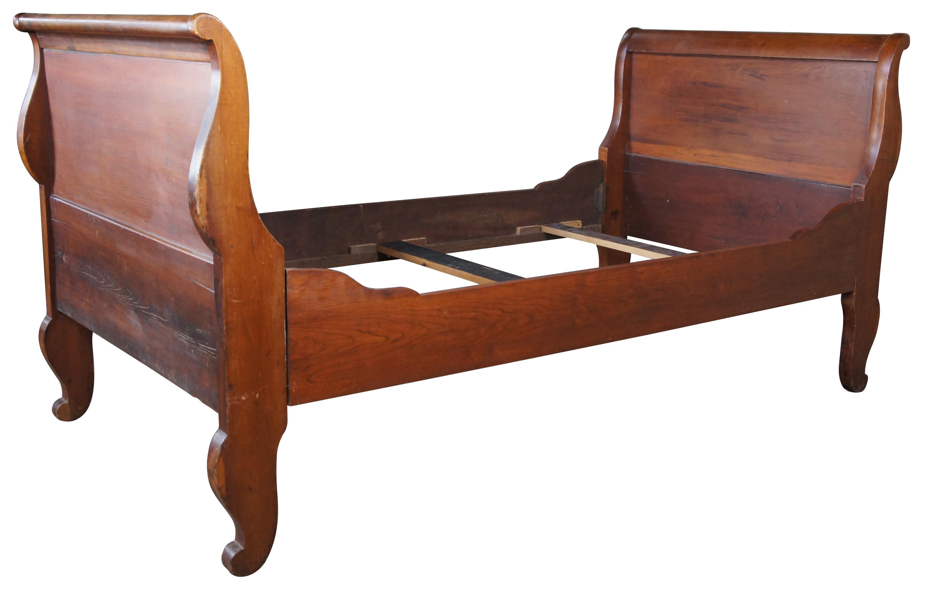 antique sleigh bed twin