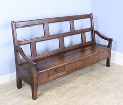 Antique Cherry Seat with Drawer