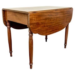 Antique Cherry Shaped Drop Leaf Table