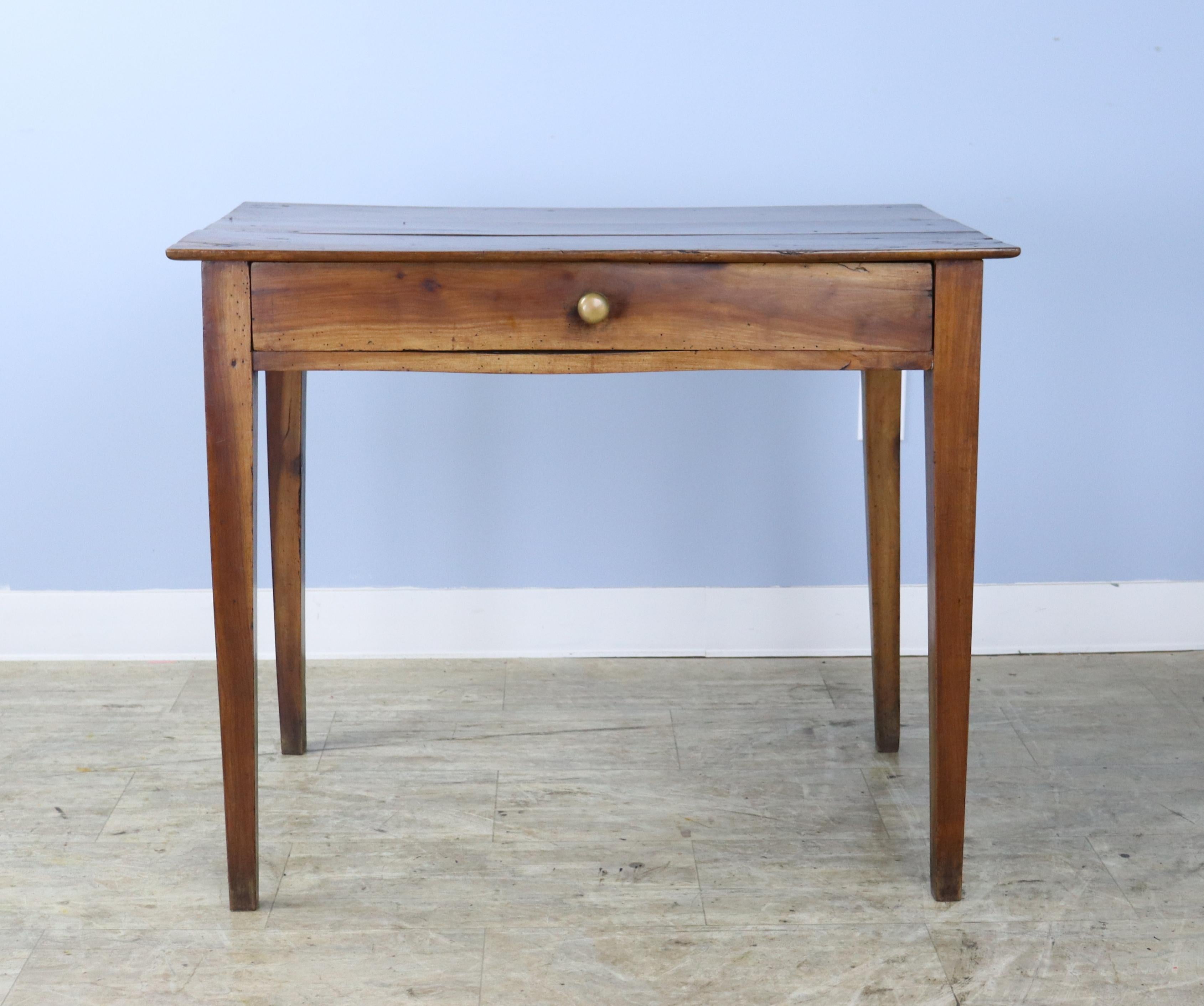 French Antique Cherry Side Table
